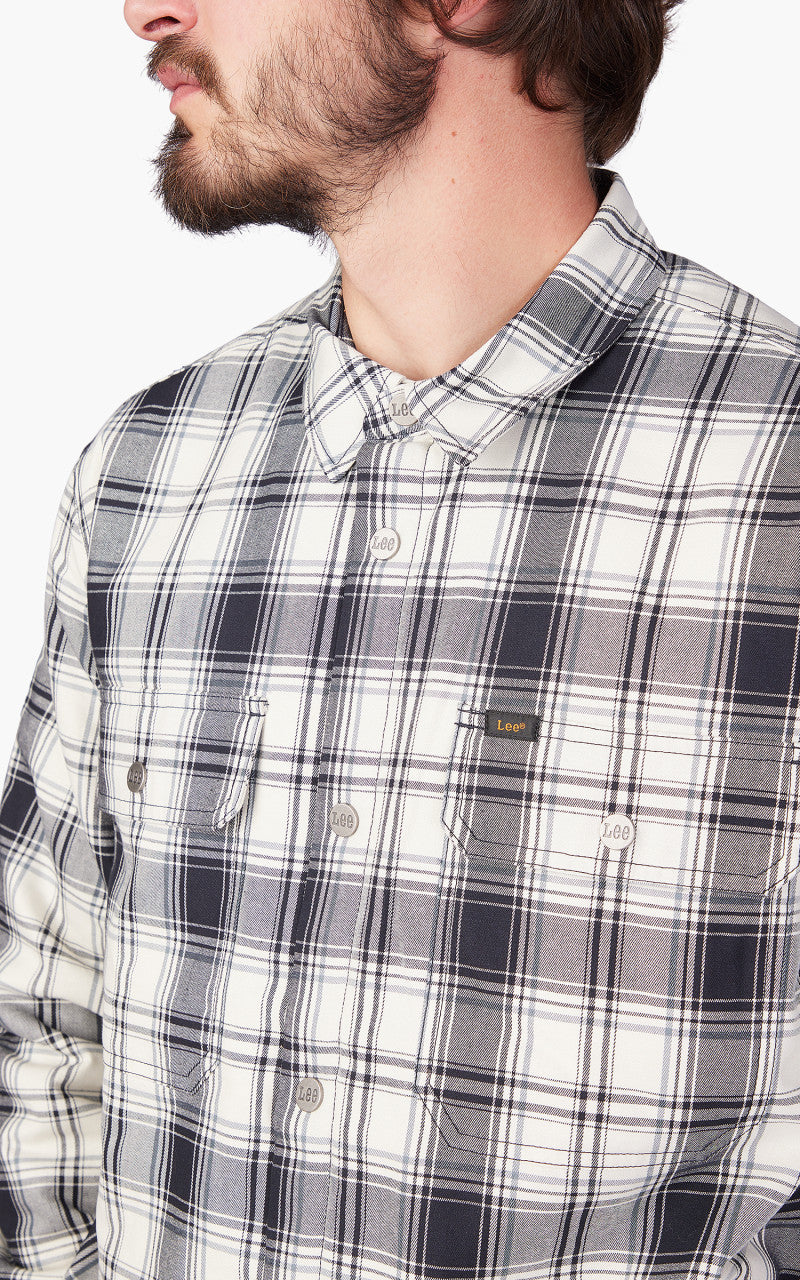 Lee Workwear Overshirt Ecru
