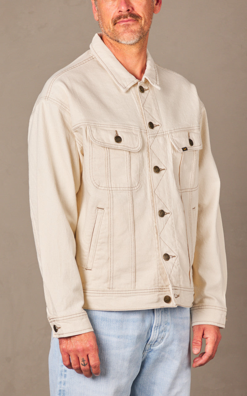 Lee Relaxed Rider Jacket Off White