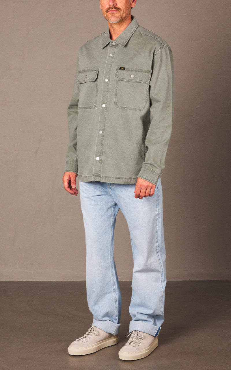 Lee Workwear Overshirt Olive Grove