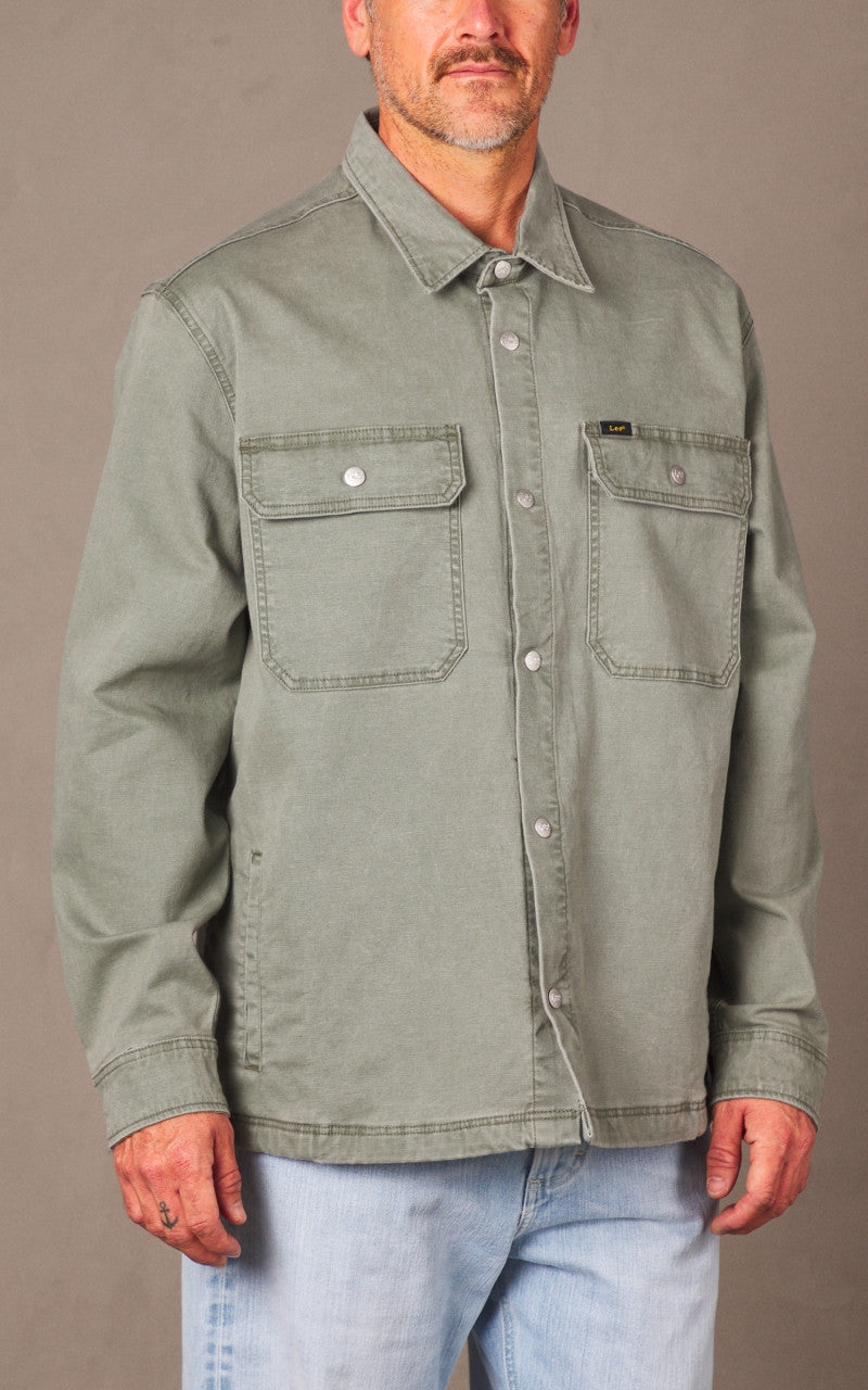 Lee Workwear Overshirt Olive Grove
