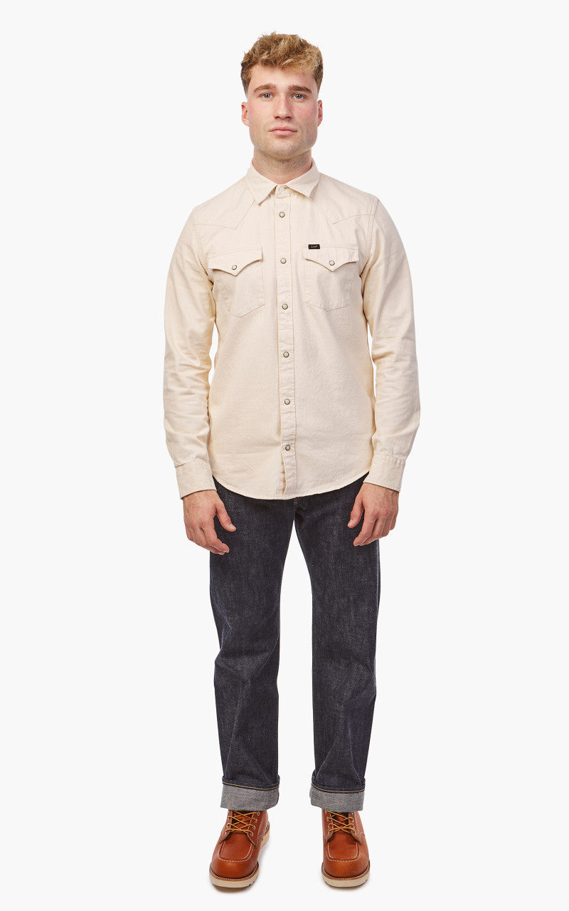 Lee Regular Western Shirt Ecru