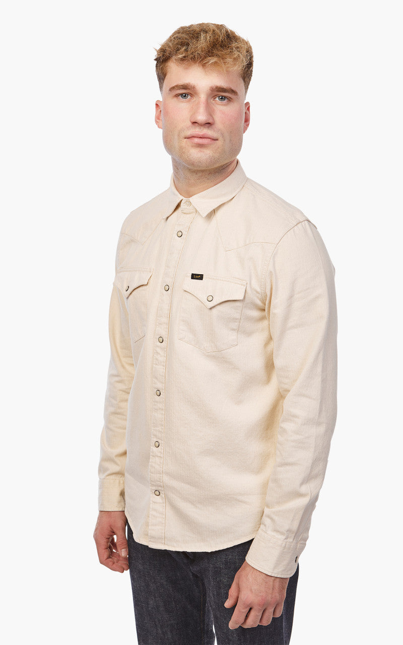 Lee Regular Western Shirt Ecru