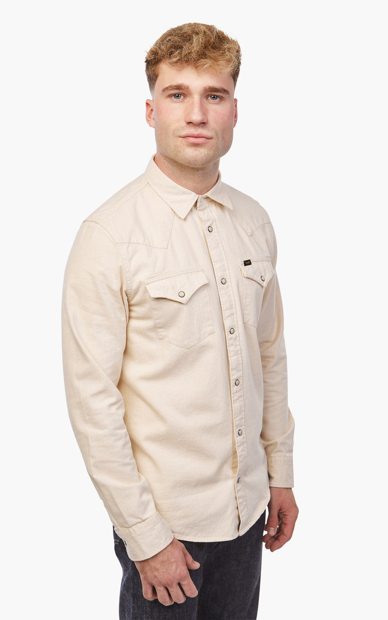 Lee Regular Western Shirt Ecru