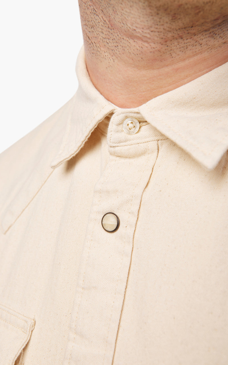 Lee Regular Western Shirt Ecru
