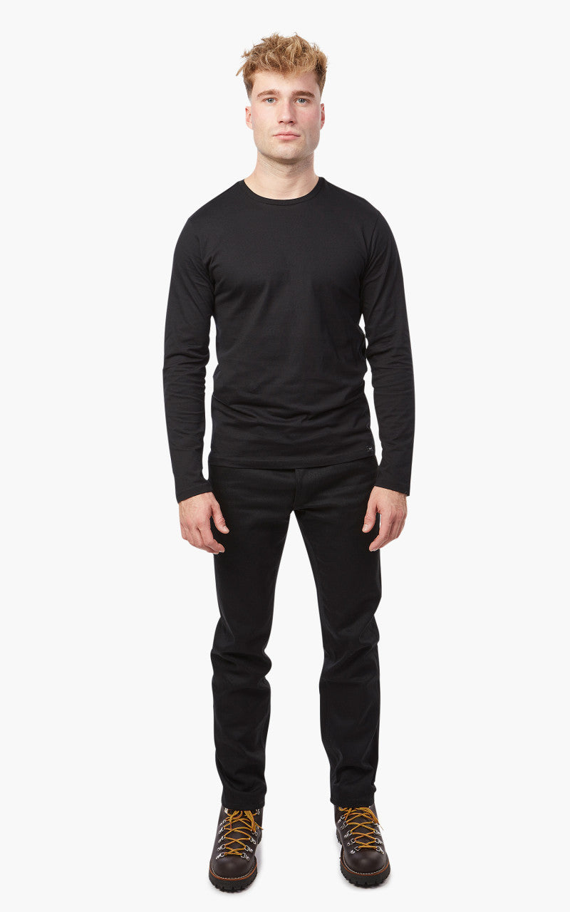 Lee Twin Pack Crew Long Sleeve Black & White