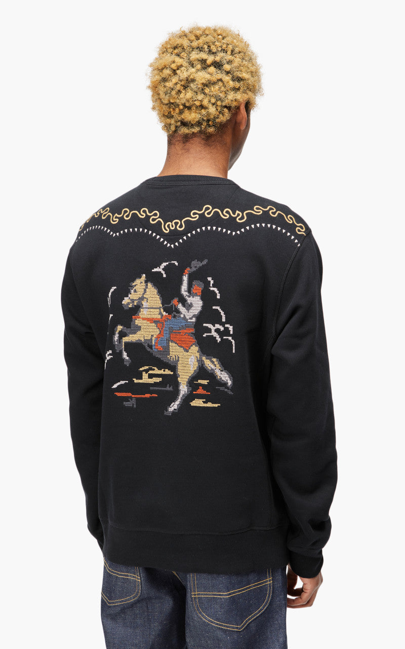 Lee x The Brooklyn Circus LS Fleece Crew Black