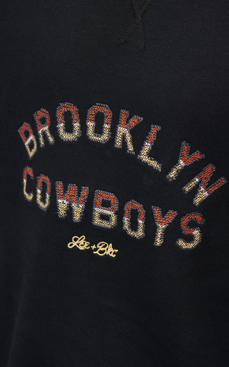 Lee x The Brooklyn Circus LS Fleece Crew Black