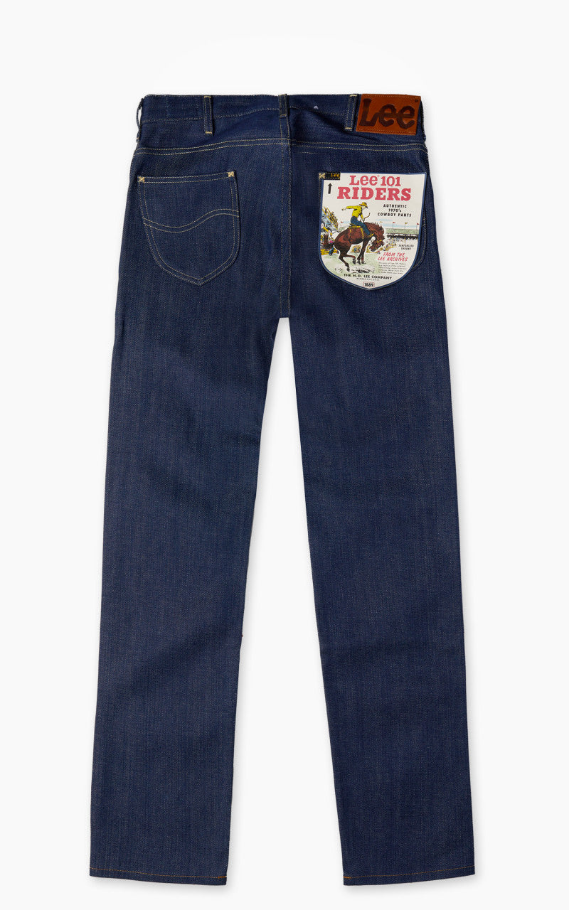 Lee 101 70s Rider Jeans Dry Selvedge Indigo 13oz