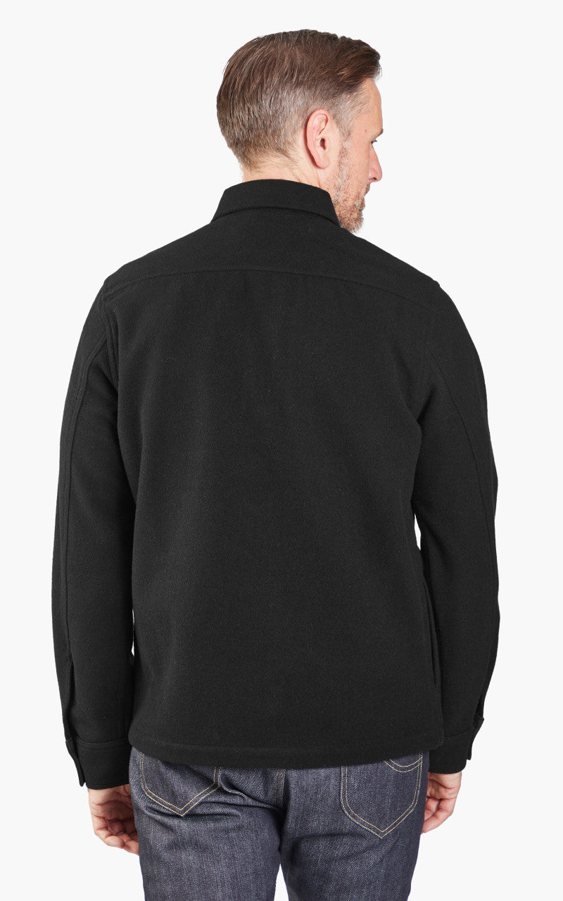 Lee 101 Wool Overshirt Washed Black