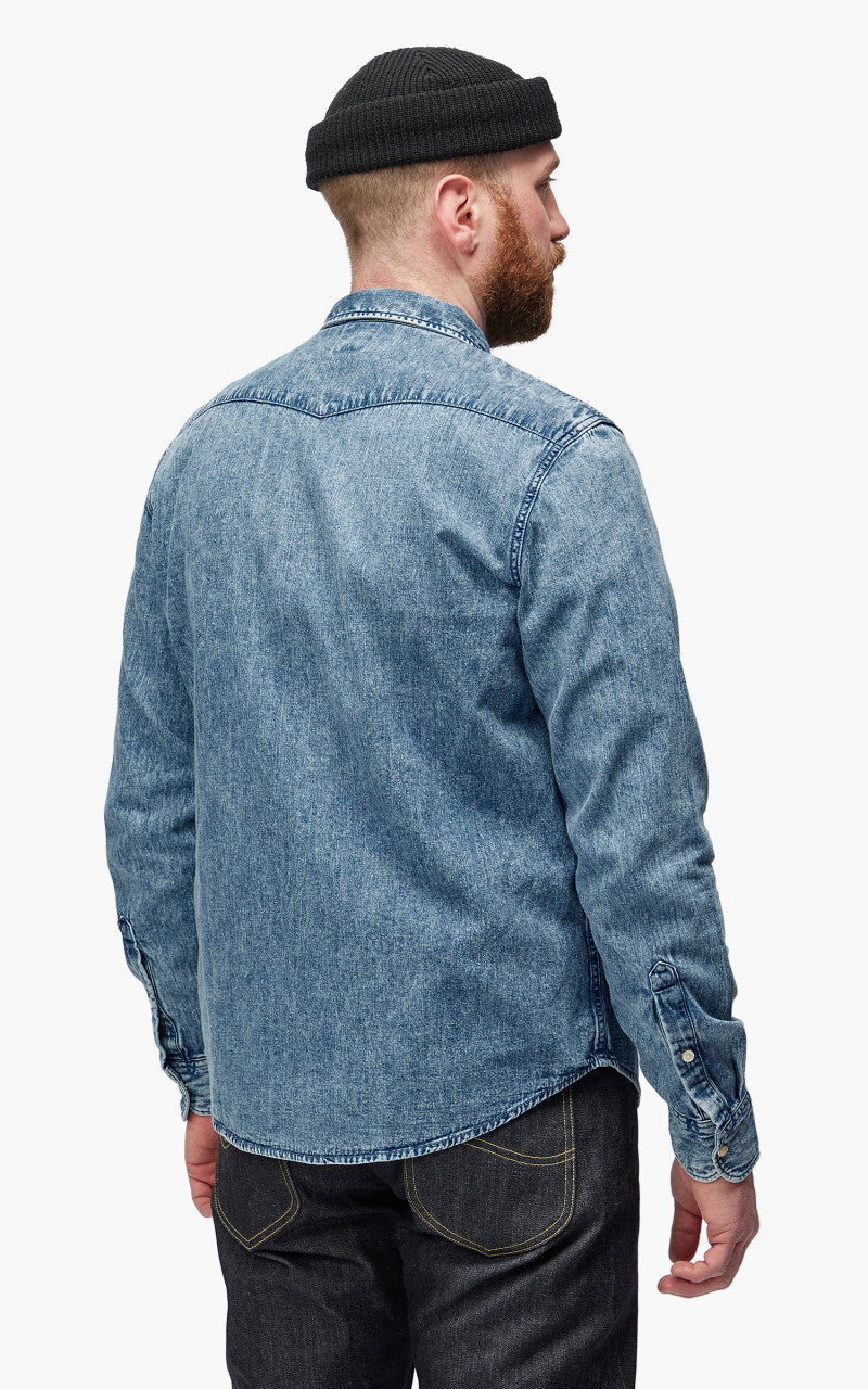 Lee Regular Western Shirt Prep Blue