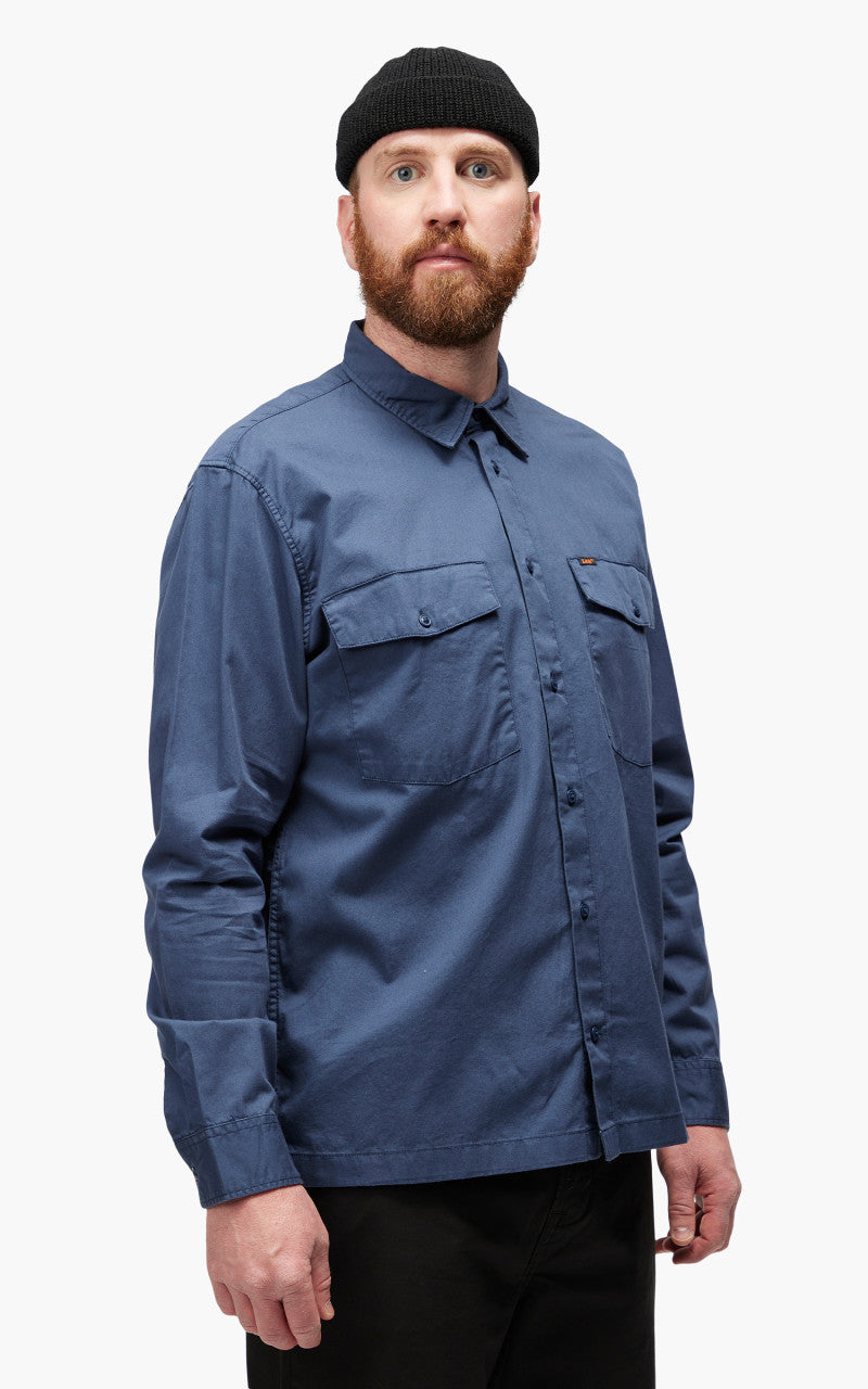 Lee Long Sleeve Chetopa Shirt Navy