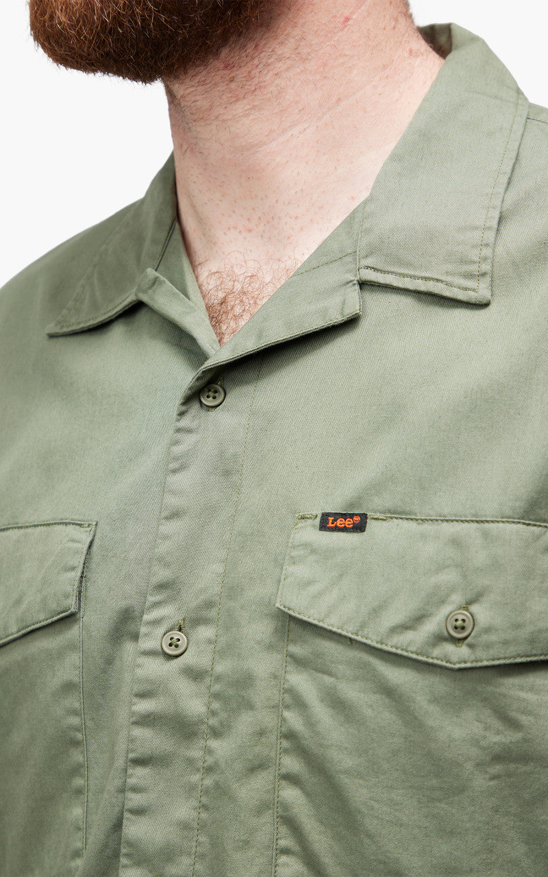 Lee Short Sleeve Chetopa Shirt Fort Green