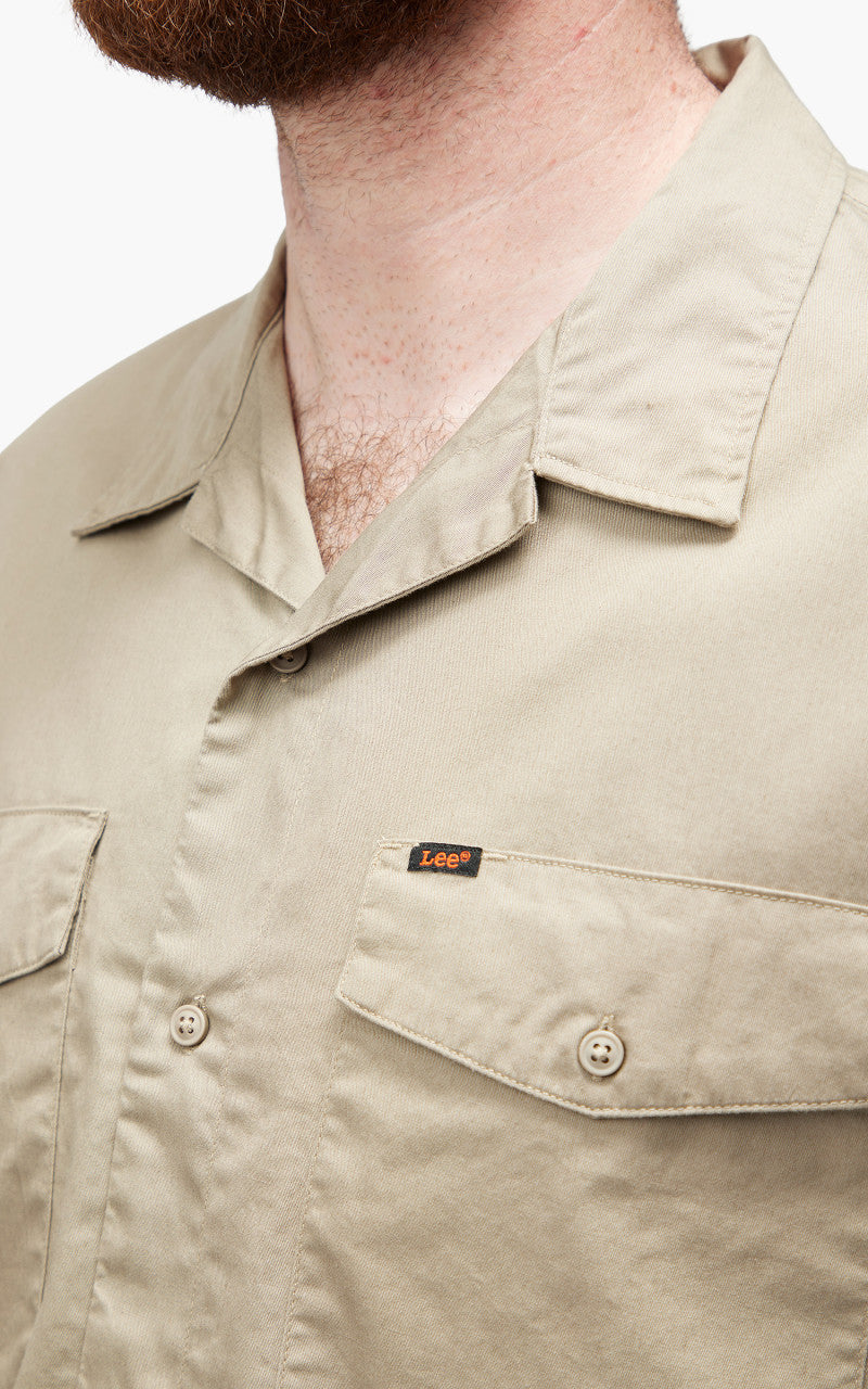 Lee Short Sleeve Chetopa Shirt Mushroom