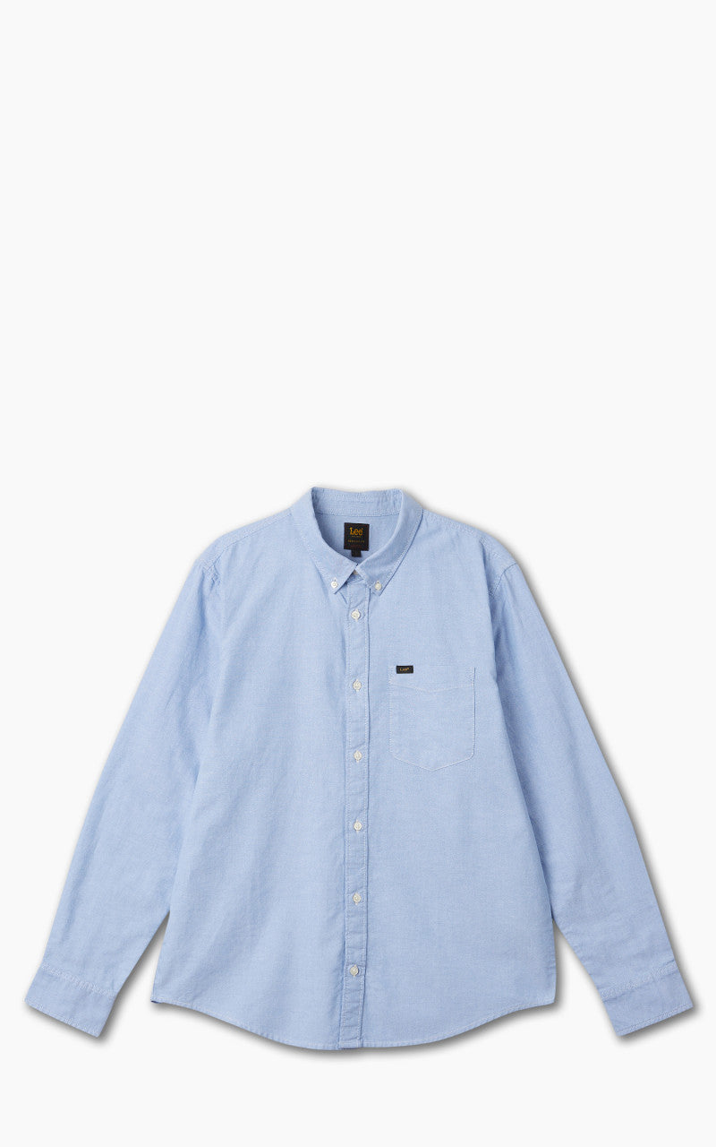 Lee Button Down Shirt Prep Blue