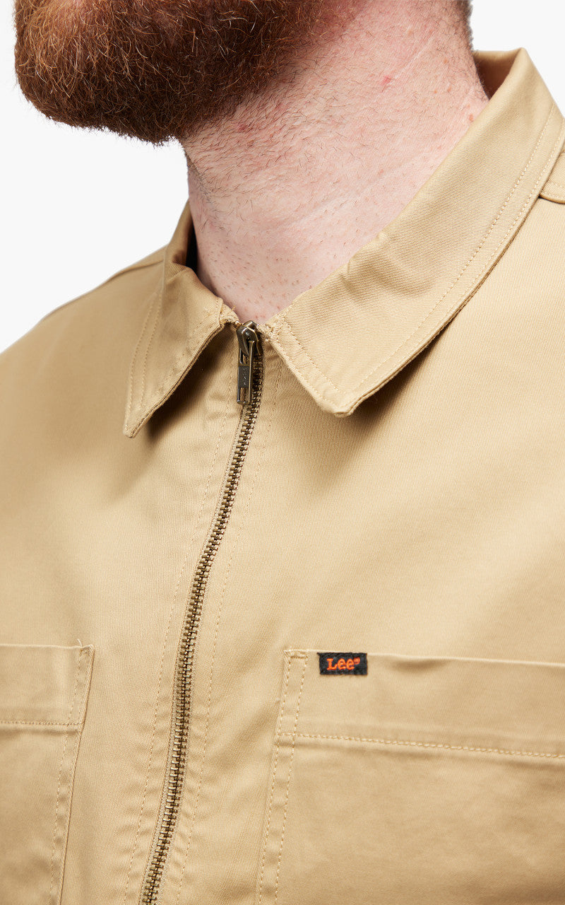 Lee Relaxed Chetopa Overshirt Clay
