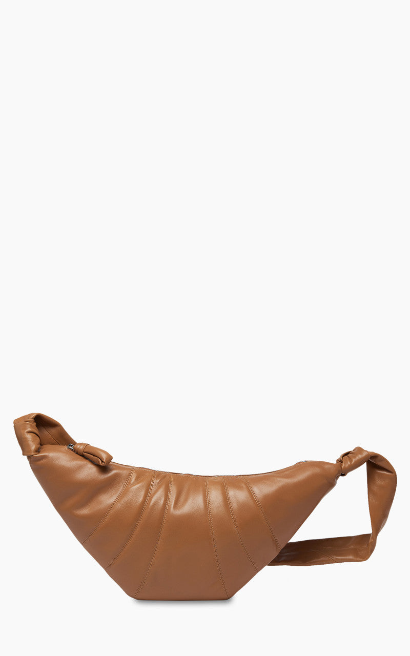 Lemaire Medium Croissant Bag Nappa Leather Sugar Brown