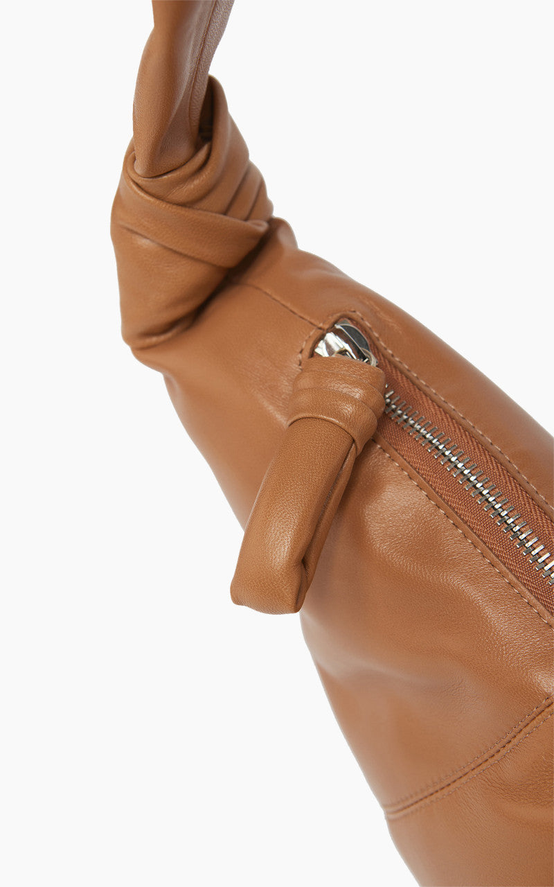 Lemaire Medium Croissant Bag Nappa Leather Sugar Brown