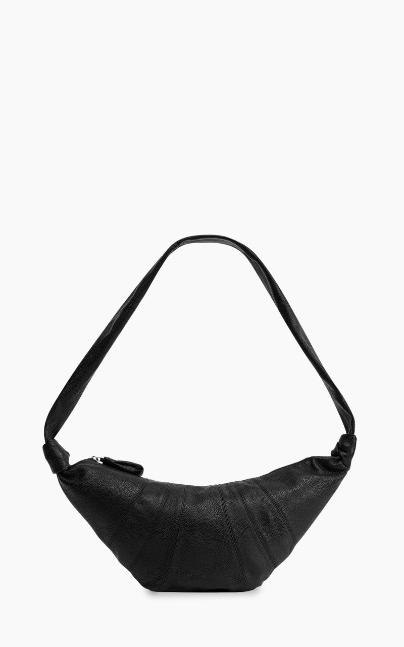 Lemaire Medium Croissant Bag Soft Grained Leather Black