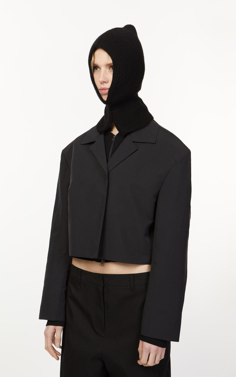 Leuchtfeuer-Strickwaren Balaclava Knit Wool Black