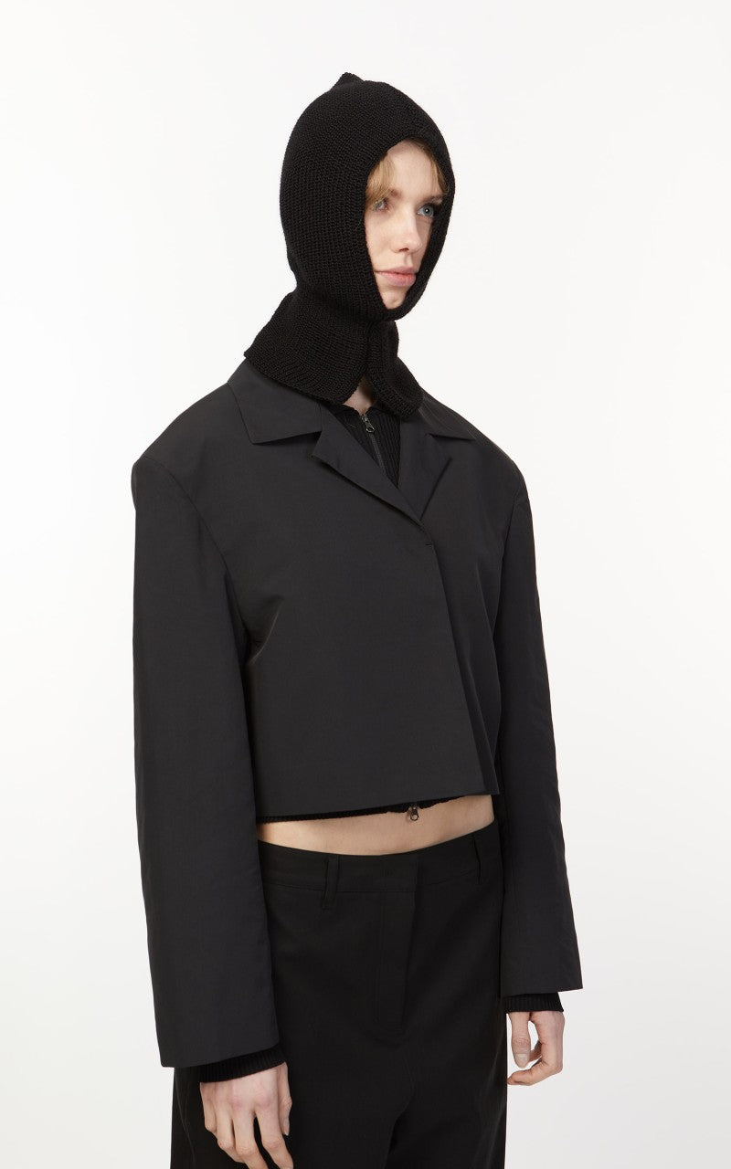 Leuchtfeuer-Strickwaren Balaclava Knit Wool Black