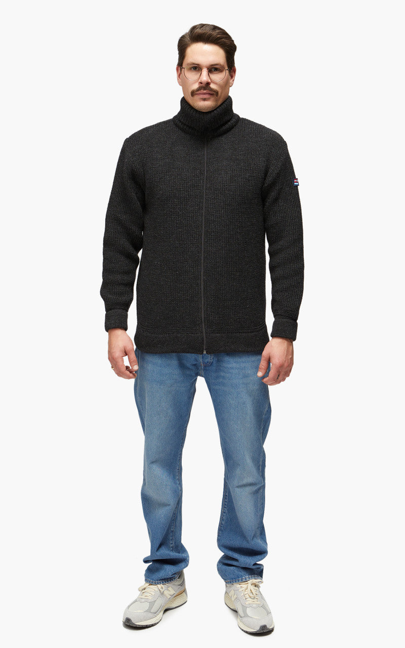 Leuchtfeuer-Strickwaren Admiral Knit Jacket Anthracite