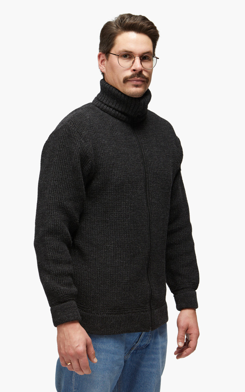 Leuchtfeuer-Strickwaren Admiral Knit Jacket Anthracite