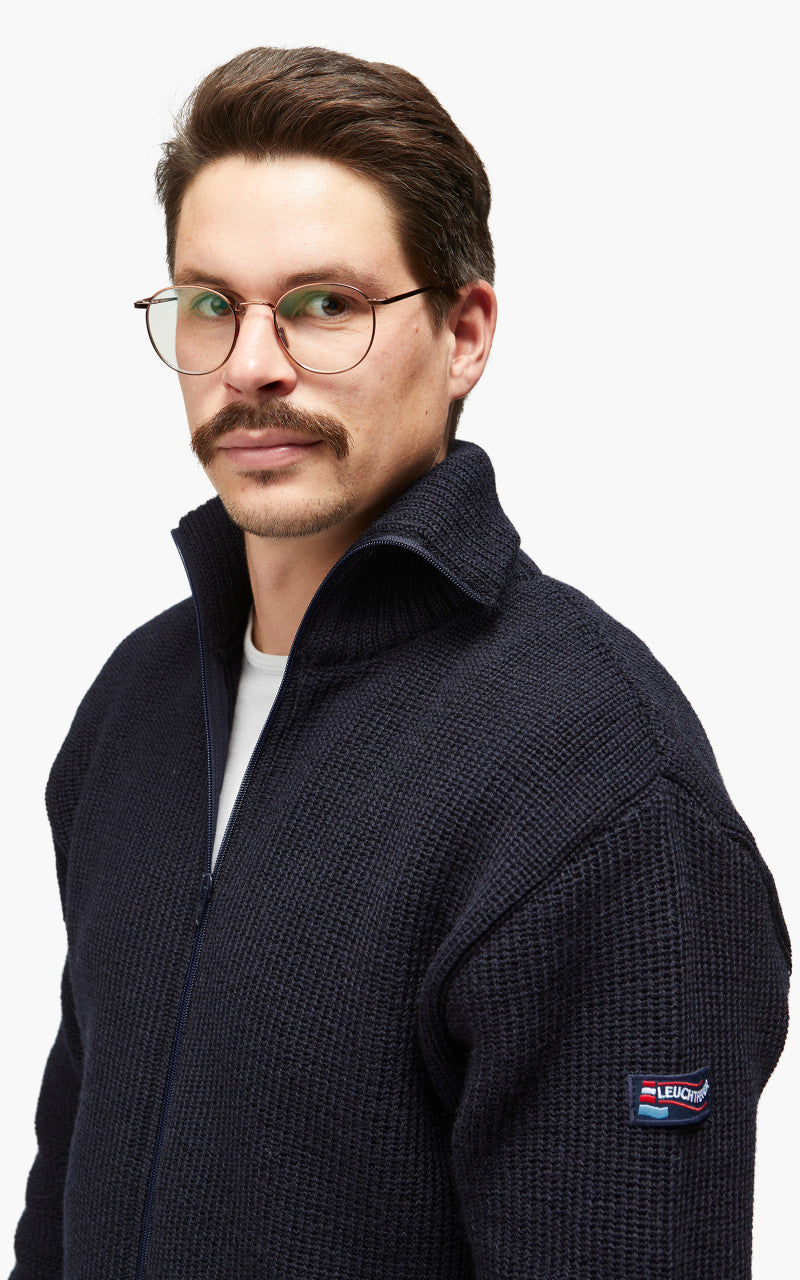 Leuchtfeuer-Strickwaren Admiral Knit Jacket Navy