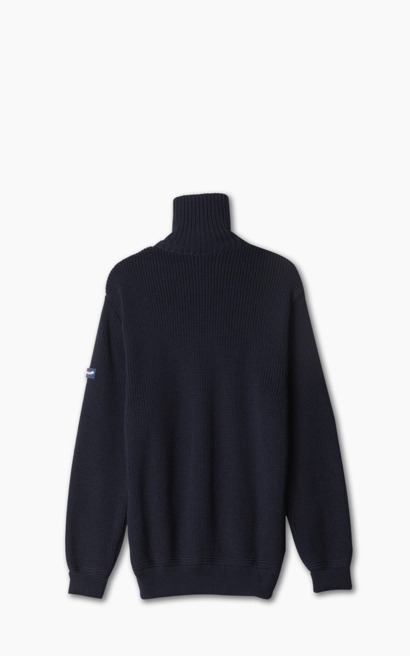 Leuchtfeuer-Strickwaren Commodore Knit Troyer Navy