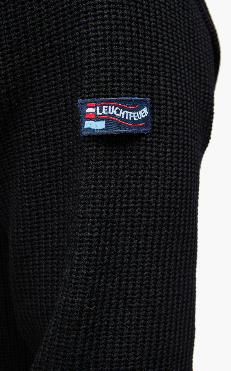Leuchtfeuer-Strickwaren Commodore Knit Troyer Black
