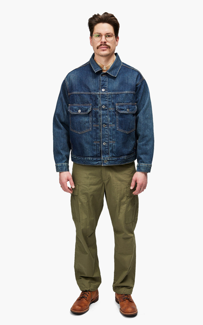 Levi's® Made & Crafted Oversized Type II Trucker Jacket Dark Rush