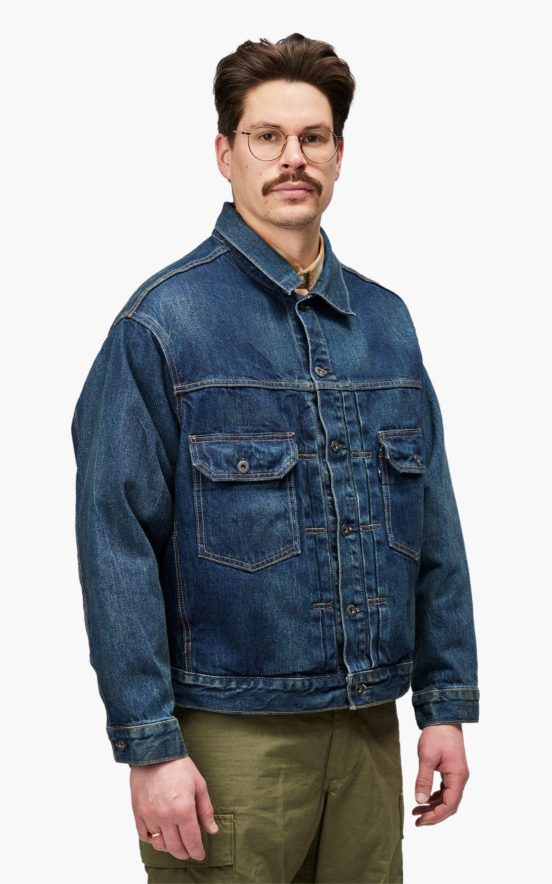 Levi's® Made & Crafted Oversized Type II Trucker Jacket Dark Rush
