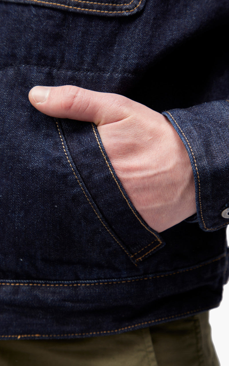 Levi's® Made & Crafted Utility Trucker Jacket Broadway Indigo Worn In