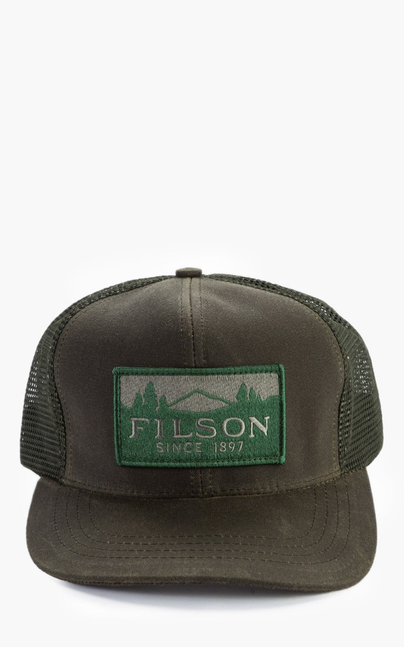 Filson Logger Mesh Cap Otter Green