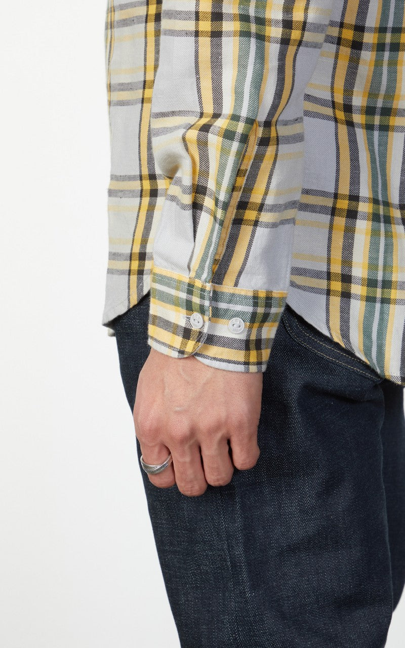 Lee Service Shirt Grey Violet Checked
