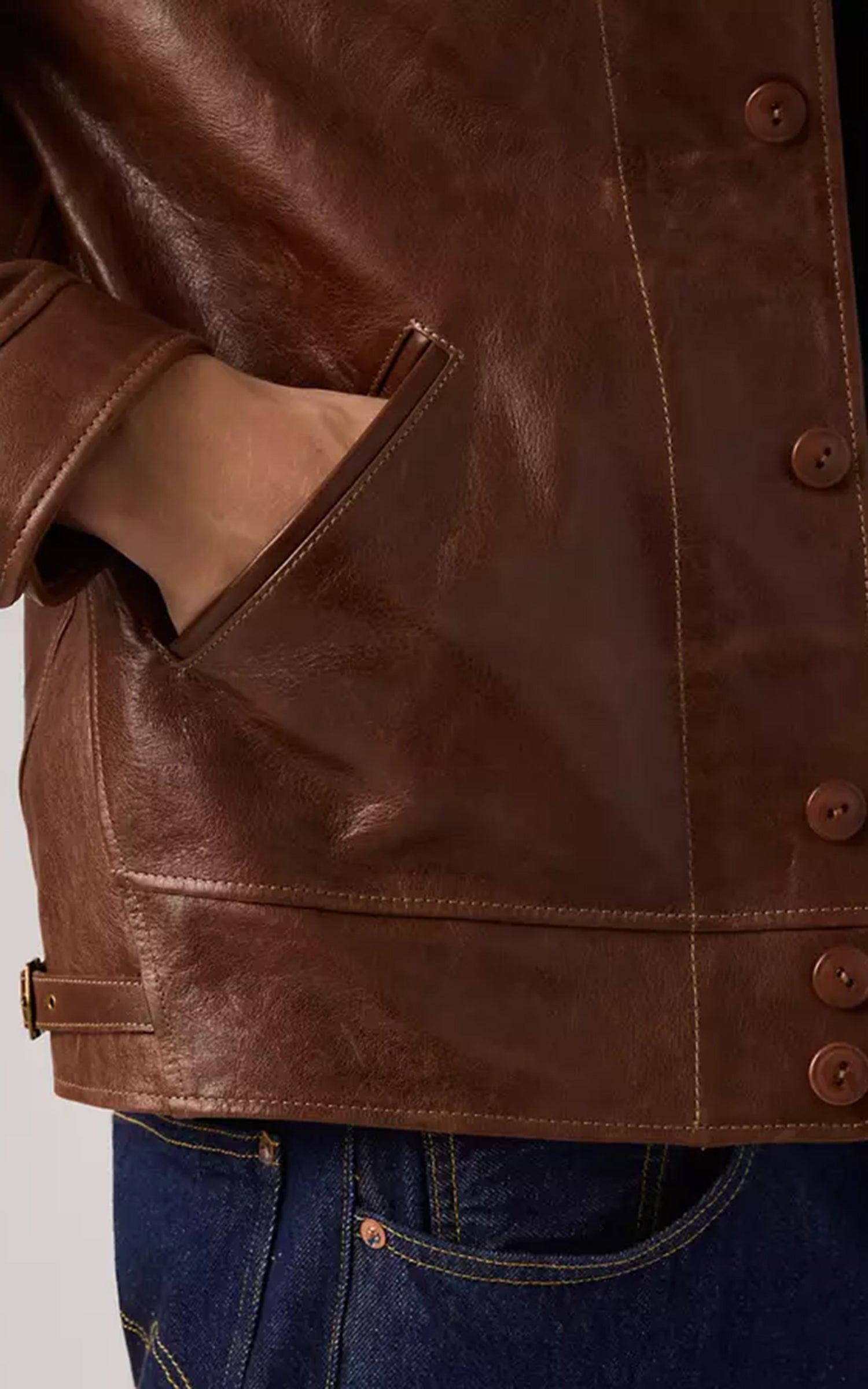 Levi's® Vintage Clothing Menlo Cossack Jacket Golden Brown