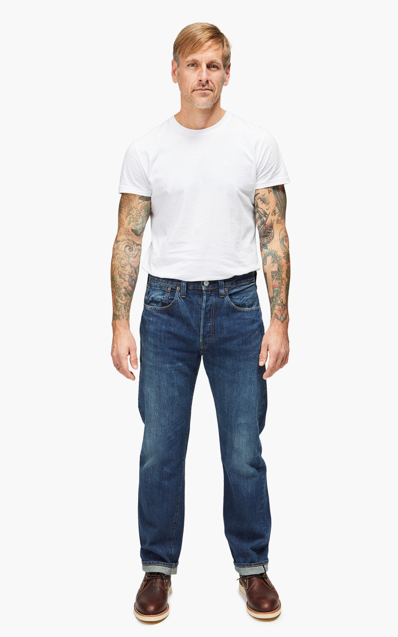 Levi's® Vintage Clothing 1947 501 Jeans Fine Struttin' Blue Worn
