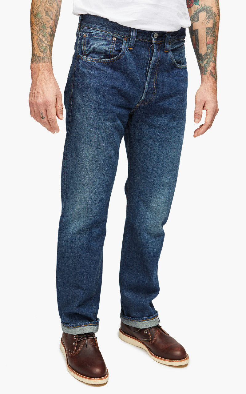 Levi's® Vintage Clothing 1947 501 Jeans Fine Struttin' Blue Worn