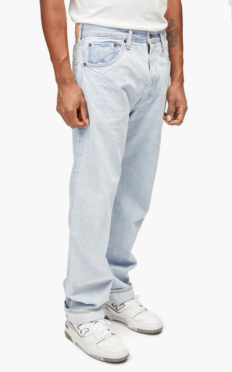Levi's® Vintage Clothing 1960 501Z Jeans Back Tracks Blue Worn In