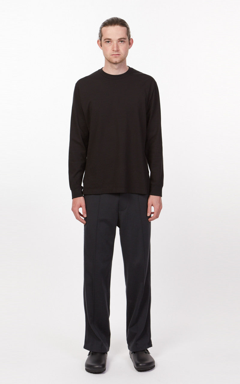 Lady White Co. Boxy L/S T Black