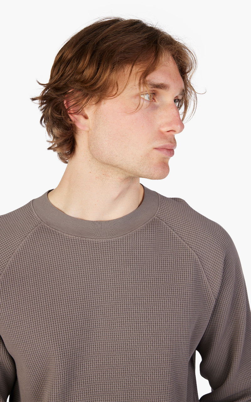 Lady White Co. Raglan Thermal Dust Grey