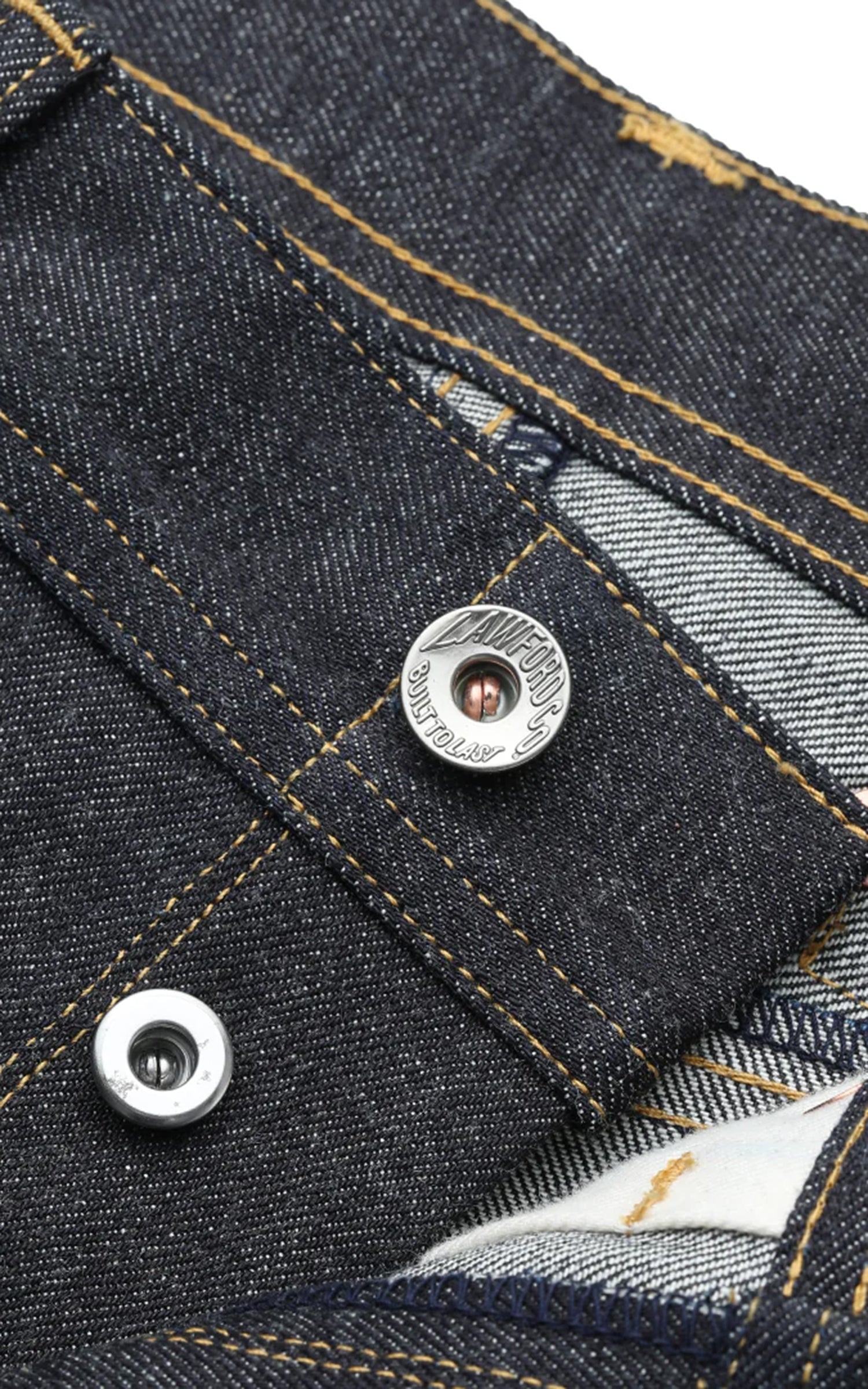 Lawford Lot.243 Buckle-Back Five Pocket Denim Pants Indigo 13.5oz