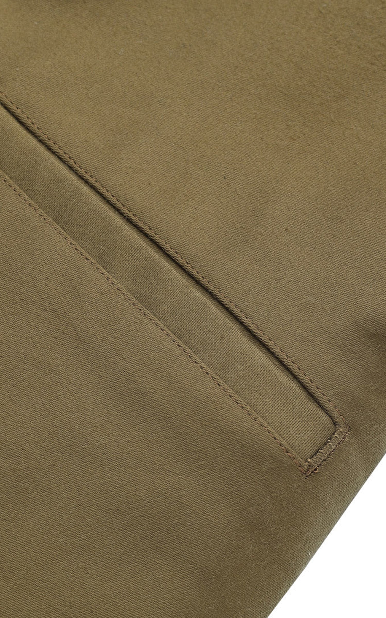 Lawford Lined Military Vest Moleskin Khaki