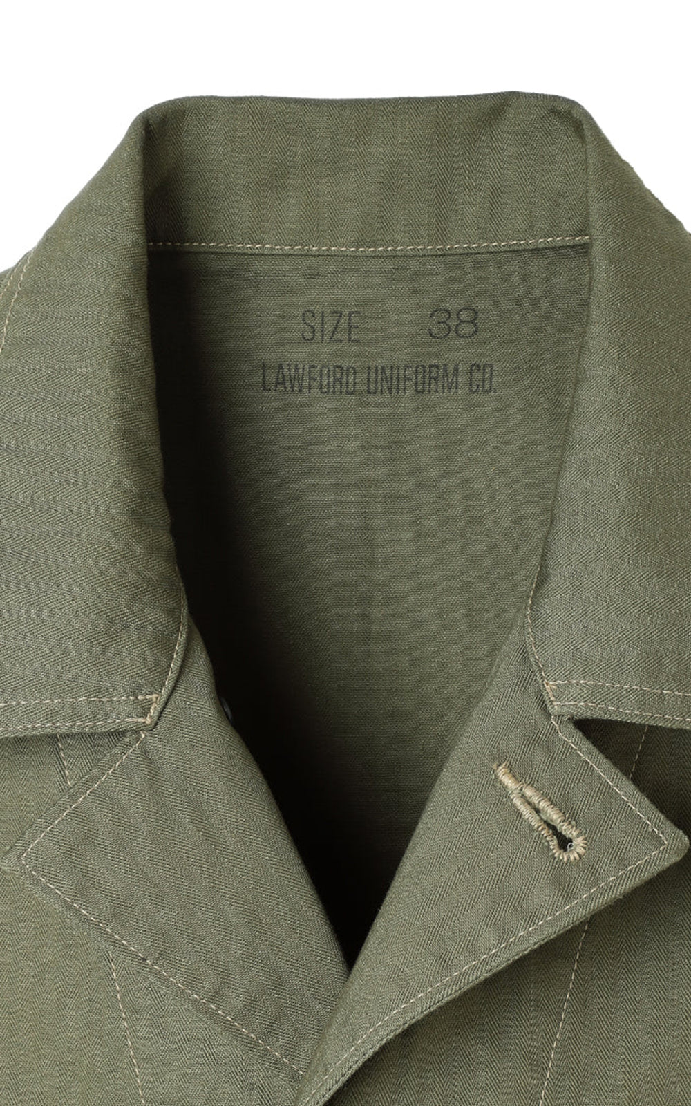 Lawford N-3 Utility Jacket Herringbone Twill Olive Drab