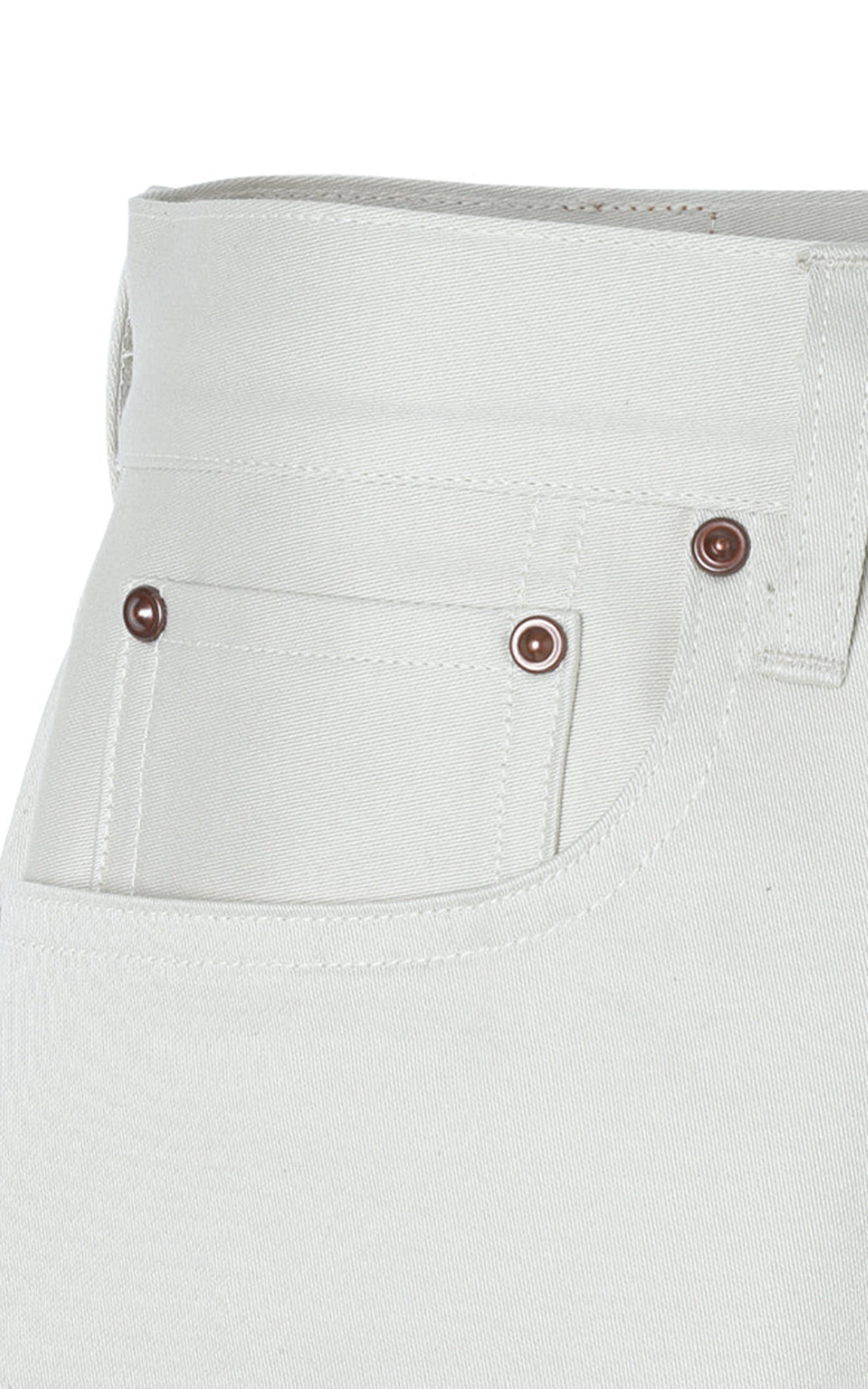 Lawford Lot.261 Satin Five Pocket Pants Ivory