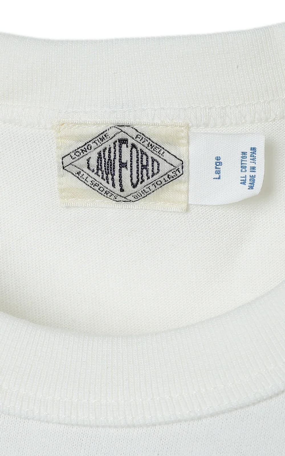Lawford Support Crew Tee "FOR THE ROAD" White