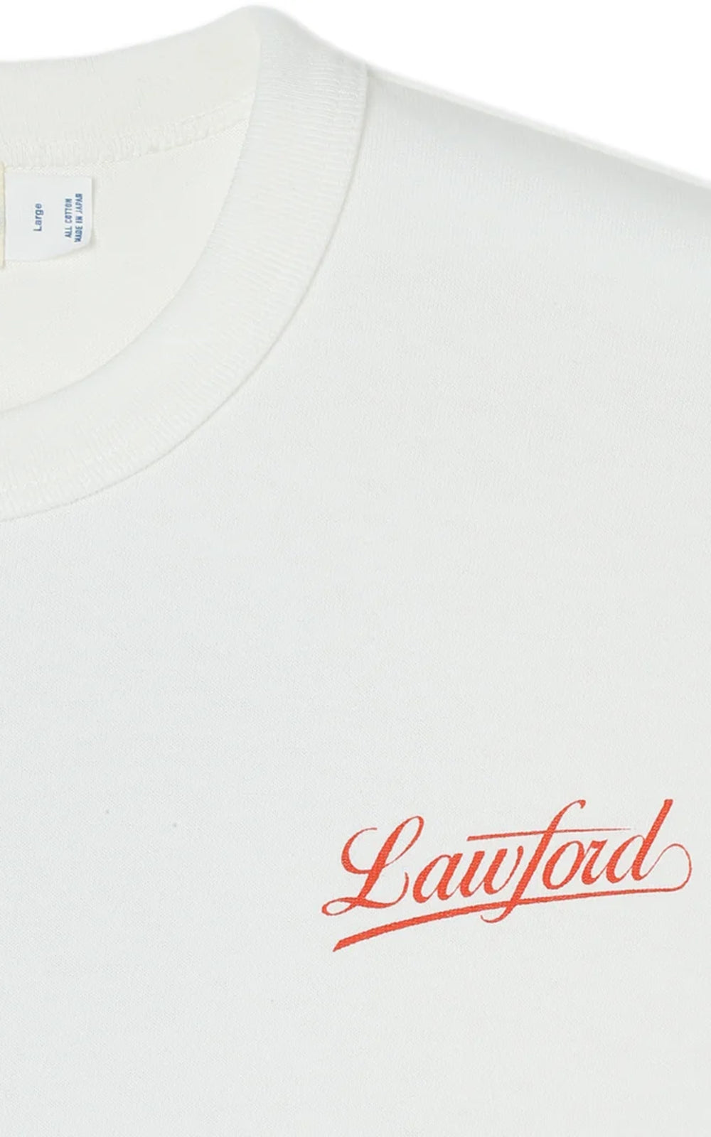 Lawford Support Crew Tee "FOR THE ROAD" White
