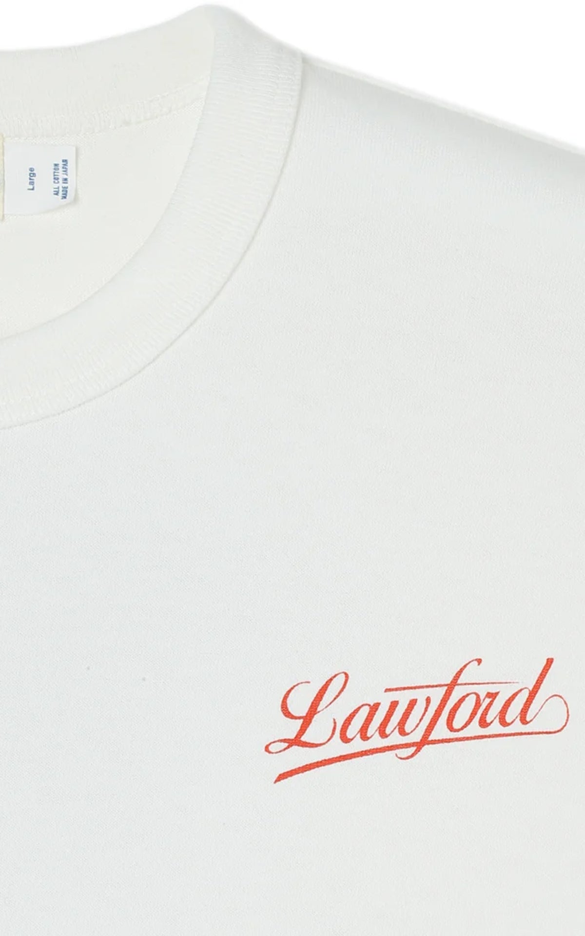 Lawford Support Crew Tee "FOR THE ROAD" White