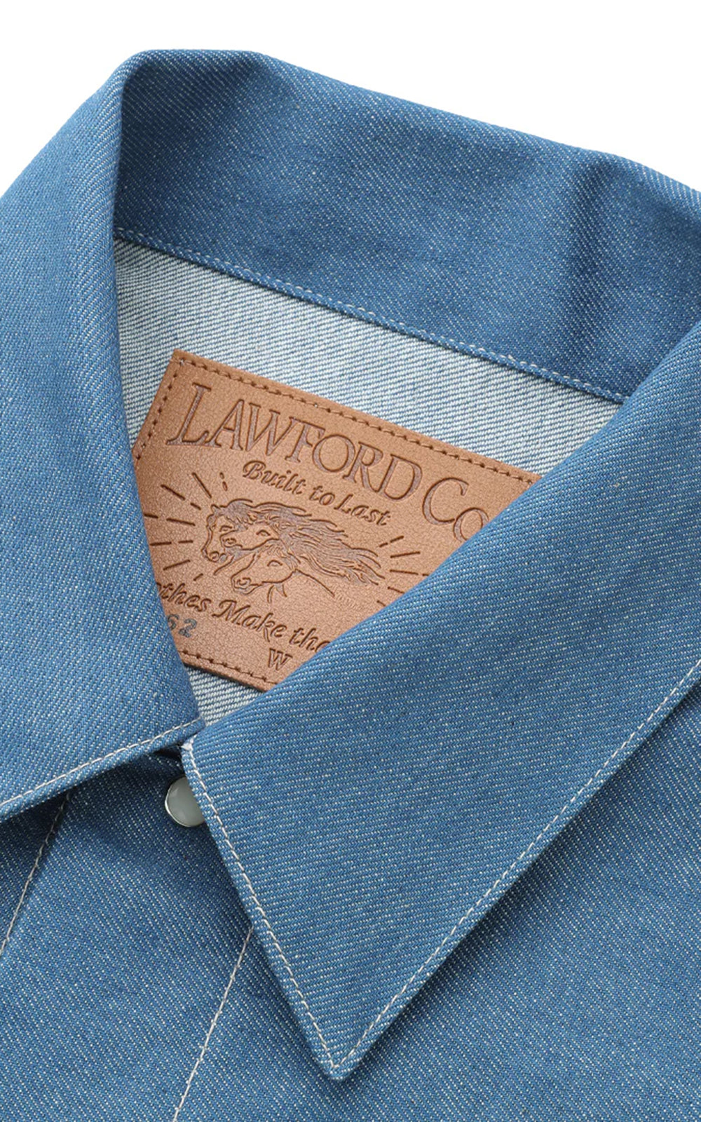 Lawford Lot.261 Western Denim Jacket "Maverick" Sax Blue