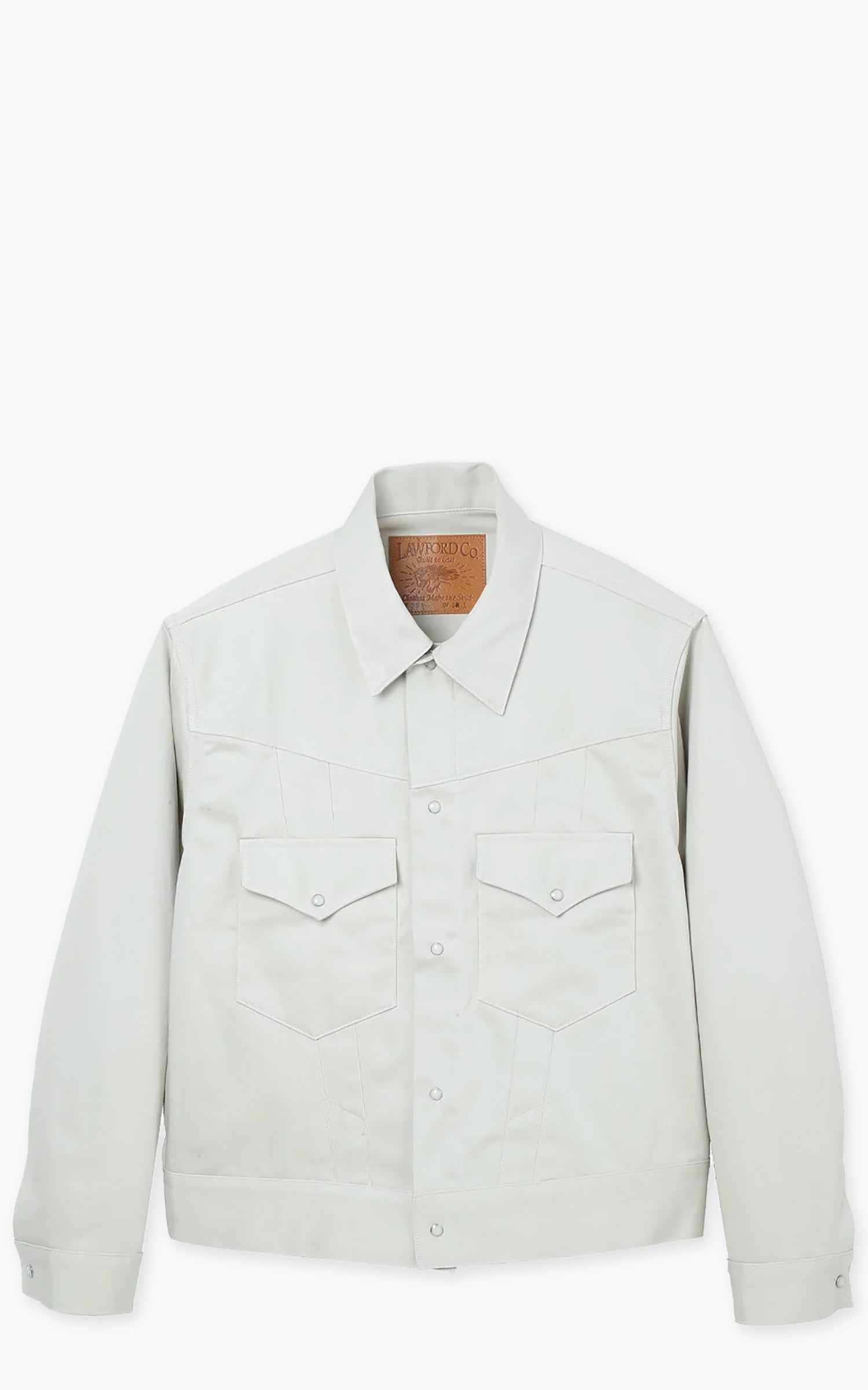 Lawford Lot.261 Western Satin Jacket "Maverick" Ivory