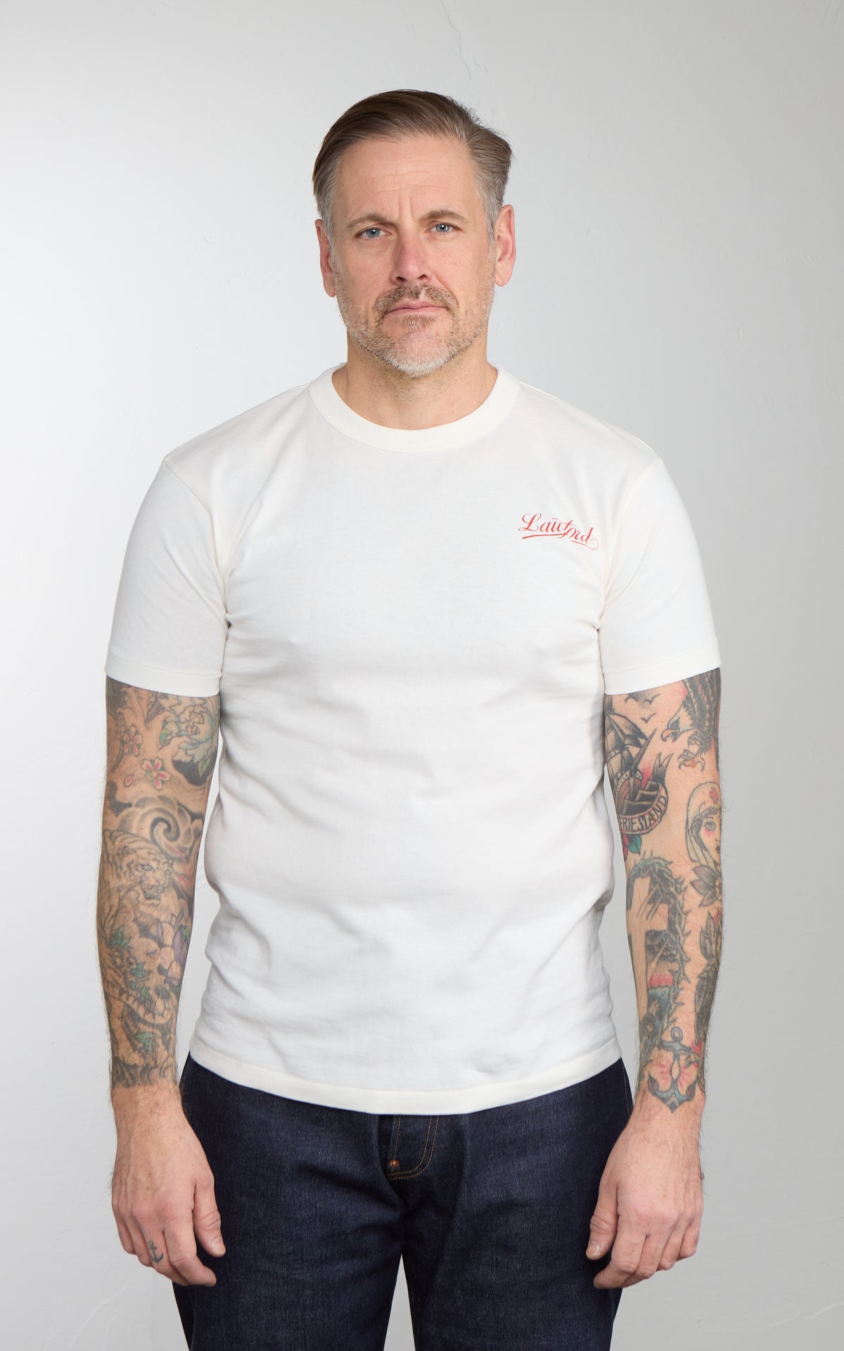 Lawford Support Crew Tee "FOR THE ROAD" White